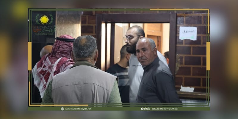 مصرف الزراعي التعاوني في عامودا يعلن استكمال صرف فواتير القمح للمزارعين