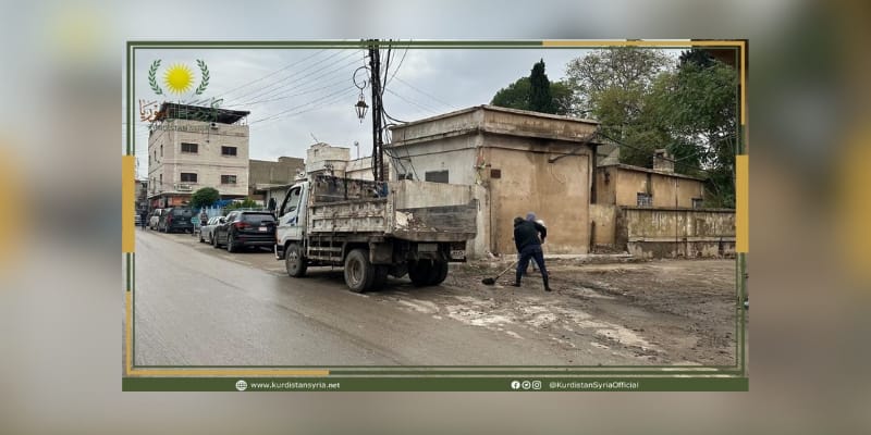عامودا: إزالة جدار مبنى المجلس وإعادة فتح شارع المستوصف القديم
