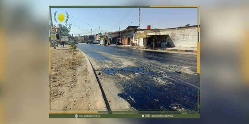 دية الحسكة تواصل خطتها الصيفية لتعبيد الشوارع وتستعد لتزفيت شارع ودوار الإطفائية
