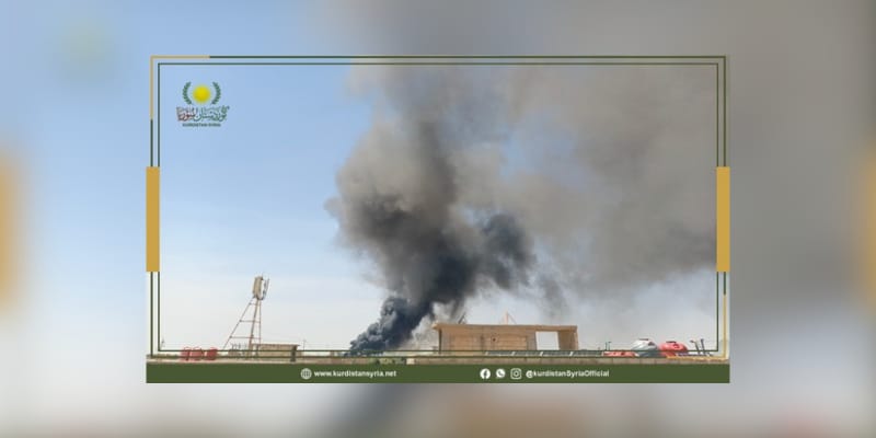 حريق ضخم يلتهم أجزاءً من محلجة القطن في الحسكة والخسائر مادية