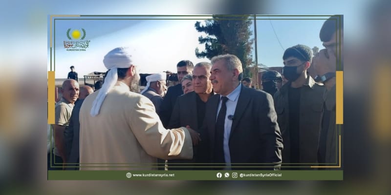أهالي قامشلو وذوو الشهداء يحيون أول أيام عيد الأضحى بزيارة مزار الشهيد دليل صاروخان