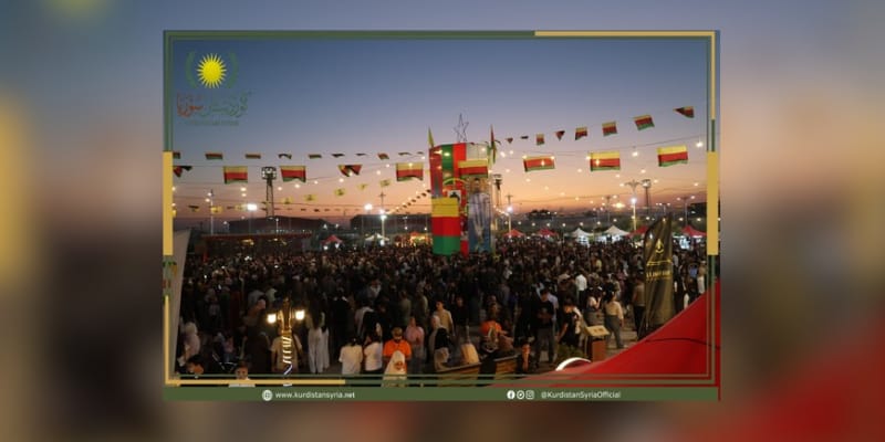 إحياء الذكرى الرابعة عشرة لثورة 19 تموز يتوّج ختام مهرجان الهدف في قامشلو